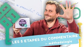 Les 5 étapes du commentaire composé   Bac de français 2025 [upl. by Garvin532]