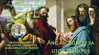 PAGNINILAY  IKADALAWAMPUT DALAWANG LINGGO SA KARANIWANG PANAHON [upl. by Odravde802]