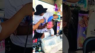 facepainting  nj state fair  shortsfeed yt ytshortsvideo shortvideo statefair [upl. by Onaled]