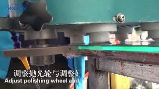 How to polishing glassMultifunctional Portable Grinding Mini Machine Operation [upl. by Anniken497]