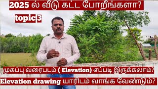 elevation drawing திட்டமிடும் போது கவனிக்க வேண்டியவை  யாரிடம் வாங்க வேண்டும் buildingelevation [upl. by Hesketh]