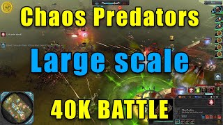 Chaos Predator Triumph vs Space Marines [upl. by Samau]