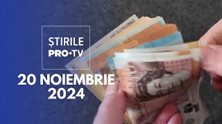 Știrile PRO TV  20 Noiembrie 2024 [upl. by Yrrab336]