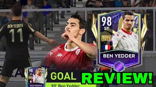 98 UTOTS BEN YEDDER REVIEW  FIFA MOBILE 22 [upl. by O'Neil286]