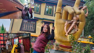 Mera Birthday Ka Din puja Karna aaya hun Mani Lakha Chorten Monestry part 1 at Gangtok Sikkim [upl. by Ryder650]