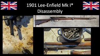 1901 BSA Long Lee Enfield Mk 1  Step by Step Disassembly [upl. by Wendt]