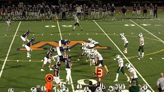 Walpole Varsity Football vs Wachusett Regional [upl. by Elah785]