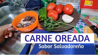 DELICIOSA CARNE OREADA ENTOMATADA ESTILO SALVADOREÑO [upl. by Maura]