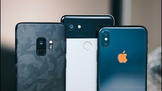 Samsung Galaxy S9 vs Pixel 2 XL vs iPhone X  KING OF THE CAMERAS [upl. by Etteuqal]