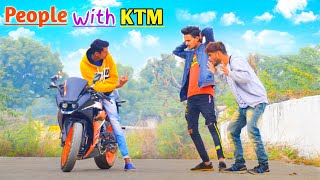 People With KTM  KTM Lovers Special Video  Comedy  Only Indian Fun [upl. by Ediva]