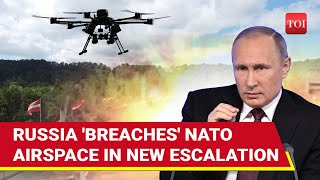 Big Escalation As Russian Aircraft Projectiles Breach NATO Airspace We Must Act  Watch [upl. by Nyre770]