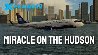 XPlane 12 US Airways Flight 1549  Miracle on the Hudson  Meta Quest 3 [upl. by Winslow]