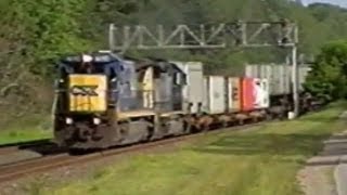 CSX in Upstate NY 2001  Part 3 [upl. by Allisirp]