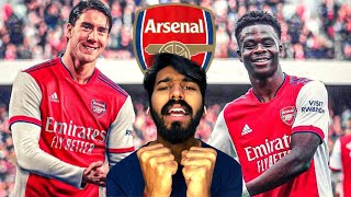 Sign Dusan Vlahovic  FIFA 22 Arsenal Career Mode Divyansh Live [upl. by Oidale]