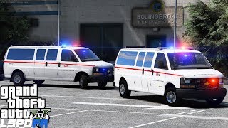 Corrections Convoy Transporting Dangerous Prisoner in GTA 5 LSPDFR [upl. by Ardnauqal4]