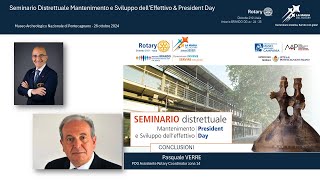 SEMINARIO distrettuale Mantenimento e Sviluppo dell’effettivo President Day [upl. by Laidlaw961]