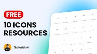 Top 10 Free amp Open Source Icons Resources for Designer and Developer [upl. by Rus]