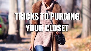 HOW TO PURGE YOUR CLOSET  MY HUGE COAT CLEAR OUT [upl. by Winslow]