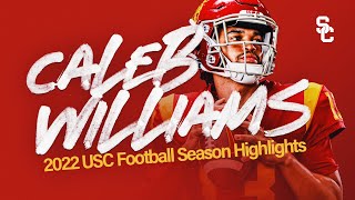 Caleb Williams 2022 USC Football Highlights  Heisman Winner [upl. by Aiht]