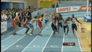 4x400 RelaysMenampWomen2012 World Indoor ChampionshipsIstanbul [upl. by Haimrej]