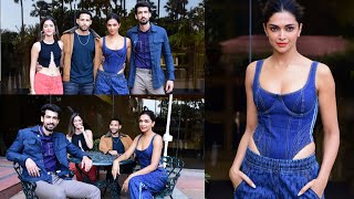 Deepika Padukone Siddhant Chaturvedi Ananya Panday amp Dhairya Kharwa Step Out To Promote Gehraiyaan [upl. by Brink]