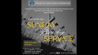 10 Nov 2024  Sunday Service  House of God Church Kharghar [upl. by Disraeli]