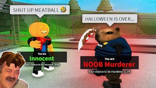 MM2 FUNNY MOMENTS MEMES HALLOWEEN NOOB [upl. by Cynar985]