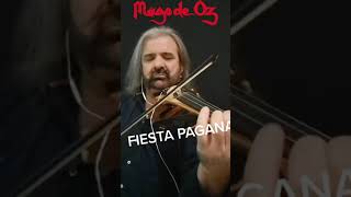 Fiesta Pagana  Mago de Oz Pedro Martínez Aguilar violín [upl. by Ydnyc124]