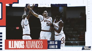 Illinois vs Drexel  First Round NCAA tournament extended highlights [upl. by Ilram432]