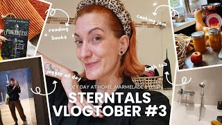 Vlogtober 2024 3 📚🍁🛁 Cozy Day at Home Bratapfelmarmelade Badewanne amp Lesen [upl. by Ahsennod47]