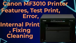 Canon MF3010 printer features  test print error internal print fixing cleaning  bestprintershop [upl. by Darum]