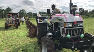 Eicher 480 4wd vs swaraj 744 4wd [upl. by Ayikal917]