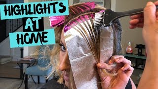 Highlight Your Hair Like a Professional Stylist at Home  How to Highlight Your Hair Tutorial [upl. by Waylin]