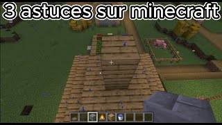 Minecraft  astuces de construction  épisode 1 [upl. by Ahsenik712]