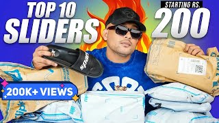 🔥 10 Best SlidersFlipflop Under 500 For Men  Slider Flipkart Haul 2023  Campus  ONE CHANCE [upl. by Klement]