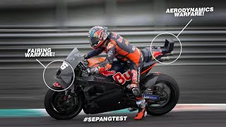 MotoGP Motorbike Fairing and Aerodynamics Competition  Sepang Test MotoGP 2024 [upl. by Nehtanhoj748]