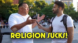 Man goes OFF on Religion and then this happens [upl. by Ambur]