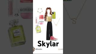 Outfit based on the name skylar 1100 editcombyne [upl. by Alvita]