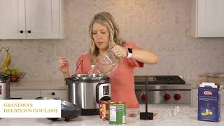 One Pot Meal Grandmas Instant Pot Goulash Elbow Macaroni Recipe Pasta Meal Easy one pot meal [upl. by Noli853]