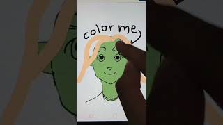 Color generator decide my drawing ✨🎨art shorts digitalart [upl. by Leimad]