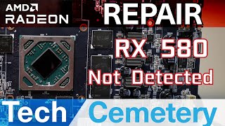 Sapphire RX 580 Pulse Graphics Card Repair  Not Detected [upl. by Gurolinick155]