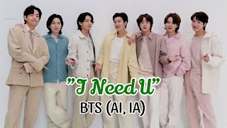 AI COVER BTS  quotI NEED Uquot Cover by ENHYPEN [upl. by Belicia]