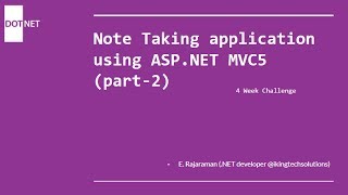 Controller and Model in ASPNET MVC for beginners  Create Read Update Delete [upl. by Yeldoow906]