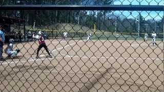 Softball Jennifer Dorval strikes out 17 vs Regis [upl. by Musette]