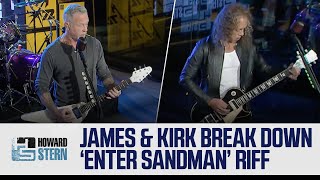 Metallica Breaks Down Creating the quotEnter Sandmanquot Riff [upl. by Tybi]