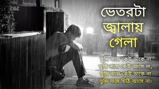 ভেতরটা জ্বালায় গেলা  বাংলা গান  Vetorta Jalay Gela  Bangla Song  Lofi Music Vocal  Samz vai [upl. by Veronica]