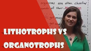 Lithotrophs vs Organotrophs [upl. by Miculek]