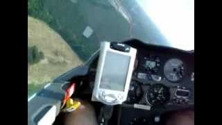 Glider High Speed Pass  Cockpit view [upl. by Downe]