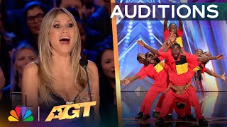 Ugandan Dance Group Hypers Kids Africa Brings quotThe PERFECT Auditionquot  Auditions  AGT 2024 [upl. by Husha]