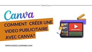 Comment créer une vidéo publicitaire avec Canva [upl. by Ihculo]